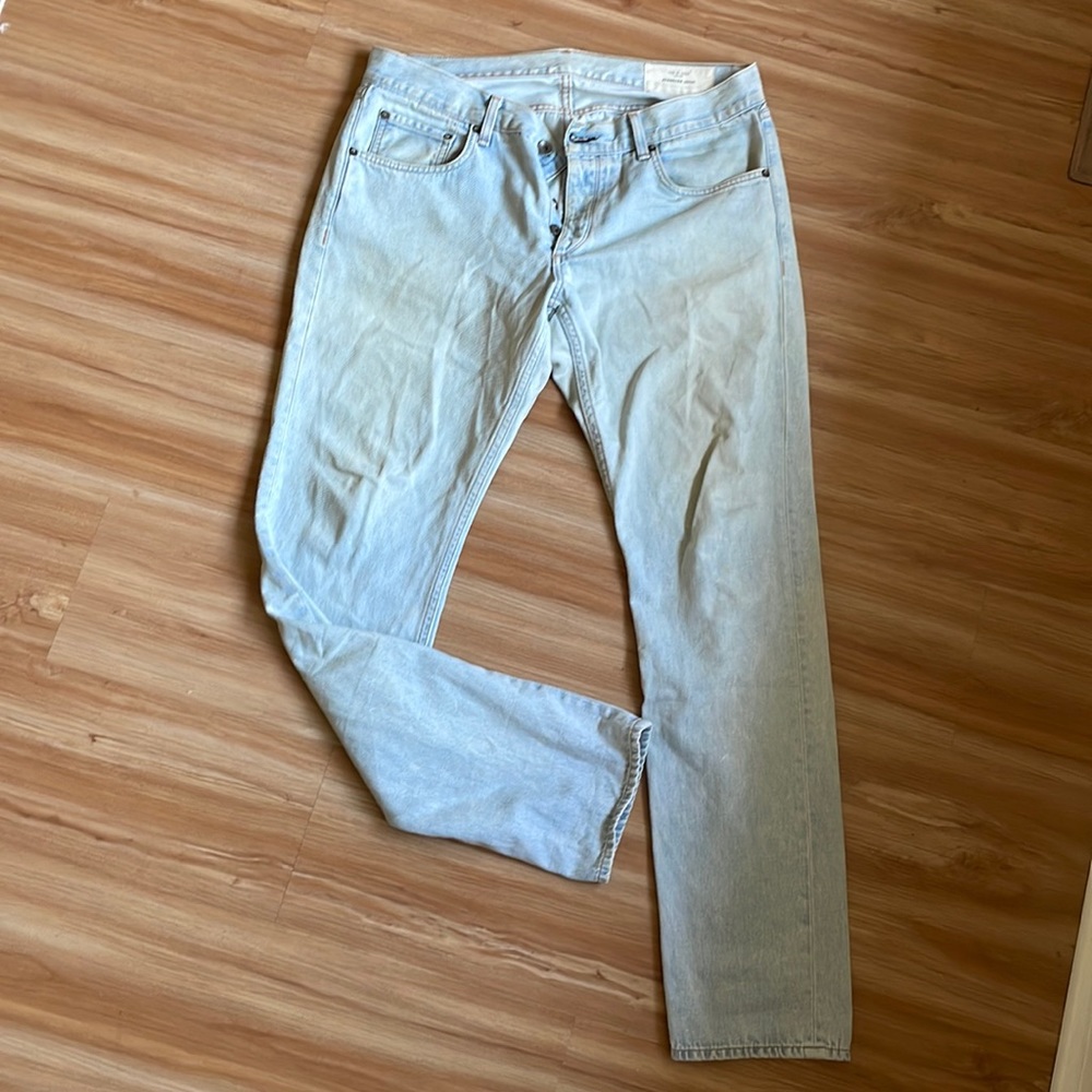 rag & bone light wash jeans